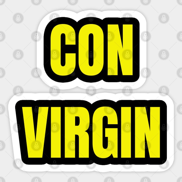 Con Virgin Sticker by Spatski